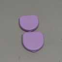 2 Pack Retainer Case, Compatible with Invisalign, Slim Aligner Case with Removal Tool, Aligner Seaters & Brush, Pocket Size Secure Magnetic Closure for Travel - Purple