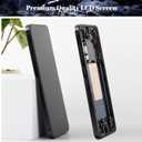 US Version Original for Samsung S24 Plus 5G Screen Replacement for Samsung S24 Plus LCD Display SM-S926A SM-S926U SM-S926W Touch Screen Repair Kits with Frame (Black)