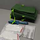 8PCS 6in6Ft Thickened Canvas Sand Bags for Flooding - Large Capacity, Reusable Sandbag Tubes with Drawstring, Green Flood Prevention Barriers Fits Home, Garage & Fence, Ideal Flood Supplies, Green