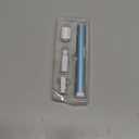 Upgraded Eyebrow Trimmer, Precision Electric Eyebrow Razor for Women Battery-Operated Facial Hair Remover with Comb No Pulling Sensation Painless for Face Chin Neck, Upper-Lip, Peach-Fuzz (Pudriges Blue)