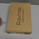 Ravinte 50 Pack 1-1/4 Inch Kitchen Cabinet Knobs Matte Black Zinc Pulls Door Handles for Dresser Drawers