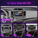 Leadfan Android 12 Car Radio for Toyota Sienna 2011 2012 2013 2014 Stereo Upgrade with Wireless CarPlay Andriod Auto, 9'' TouchScreen In-Dash Bluetooth WIFI GPS Navigation SWC MirrorLink Backup Camera