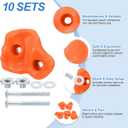 PATIKIL Rock Climbing Holds, Climbing Rock Wall Grips Play Set