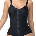 SHAPSHE Fajas Colombianas Moldeadoras Compression Garment Body Shaper Tummy Control Shapewear with Steel Bones (XX-Large, Black)