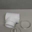 Loviga 90 Degree Dryer Vent Elbow Dryer Vent Connector, Space Saving Dryer Vent Connection, Easy Install Snap-on Dryer Vent Hose for Tight Space 4 Inch