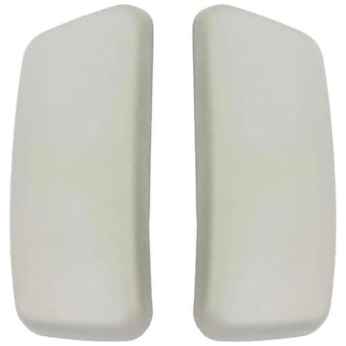 HYEJDRV Chair Armrest Replacement, Arm Pad Caps Replacement for Haworth Zody Office Chair 1 Pair (Grey)