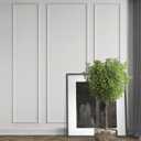 Pangda Peel and Stick Wall Molding Kit, 3D Premade Accent Molding Wainscoting Panel for Interior Wall Moulding Decor, Ready to Assemble Wainscoting Accent Panel(3 Set,24x96 in+48x96 in+ 24x96 in)