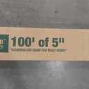 A-M Gutter Guard  Premium Heavy-Duty Lifetime Quality Aluminum - Leaf & Debris Protection, (5 Inch - 100 Feet, Mill Finish) - DIY Easy - Made in The USA