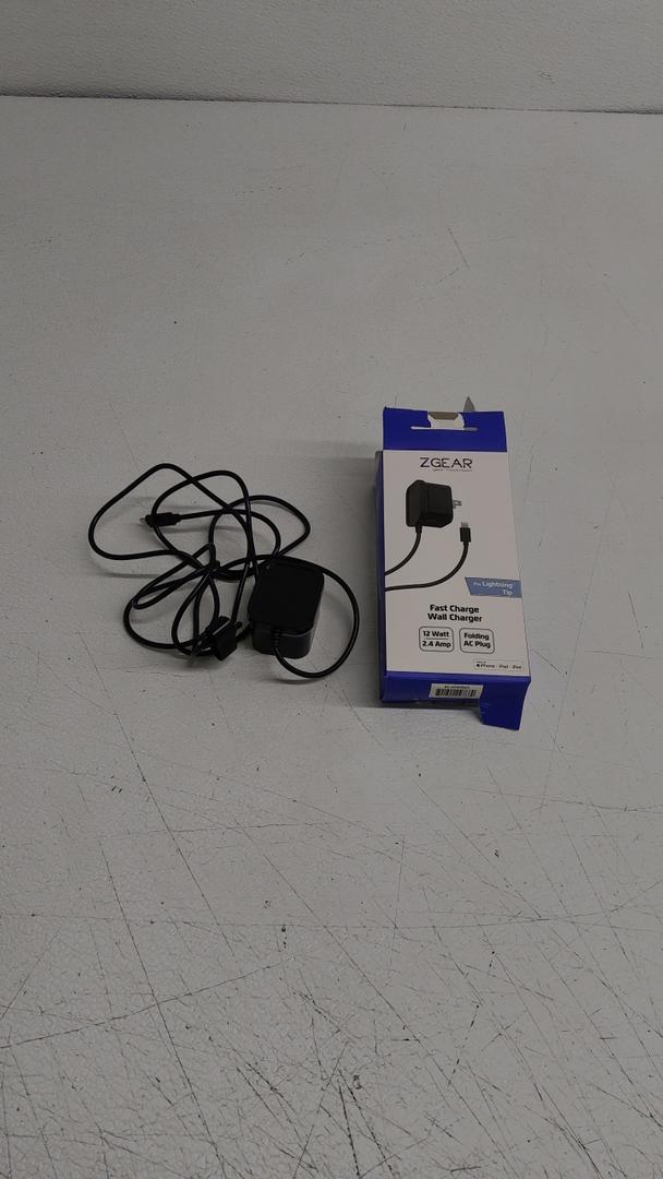 Zgear Fast Charge Wall Charger 12 Watt 2.4 Amp Lighting Tip