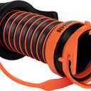Camco Flexible 3-in-1 RV Sewer Hose Adapter & Drain Seal - Easily Connect Your Camper Sewer Hose to 3, 3 1/2, or 4 inch Inlets Even with Damaged Threads - Features RhinoExtreme Hose and Handle (39319)