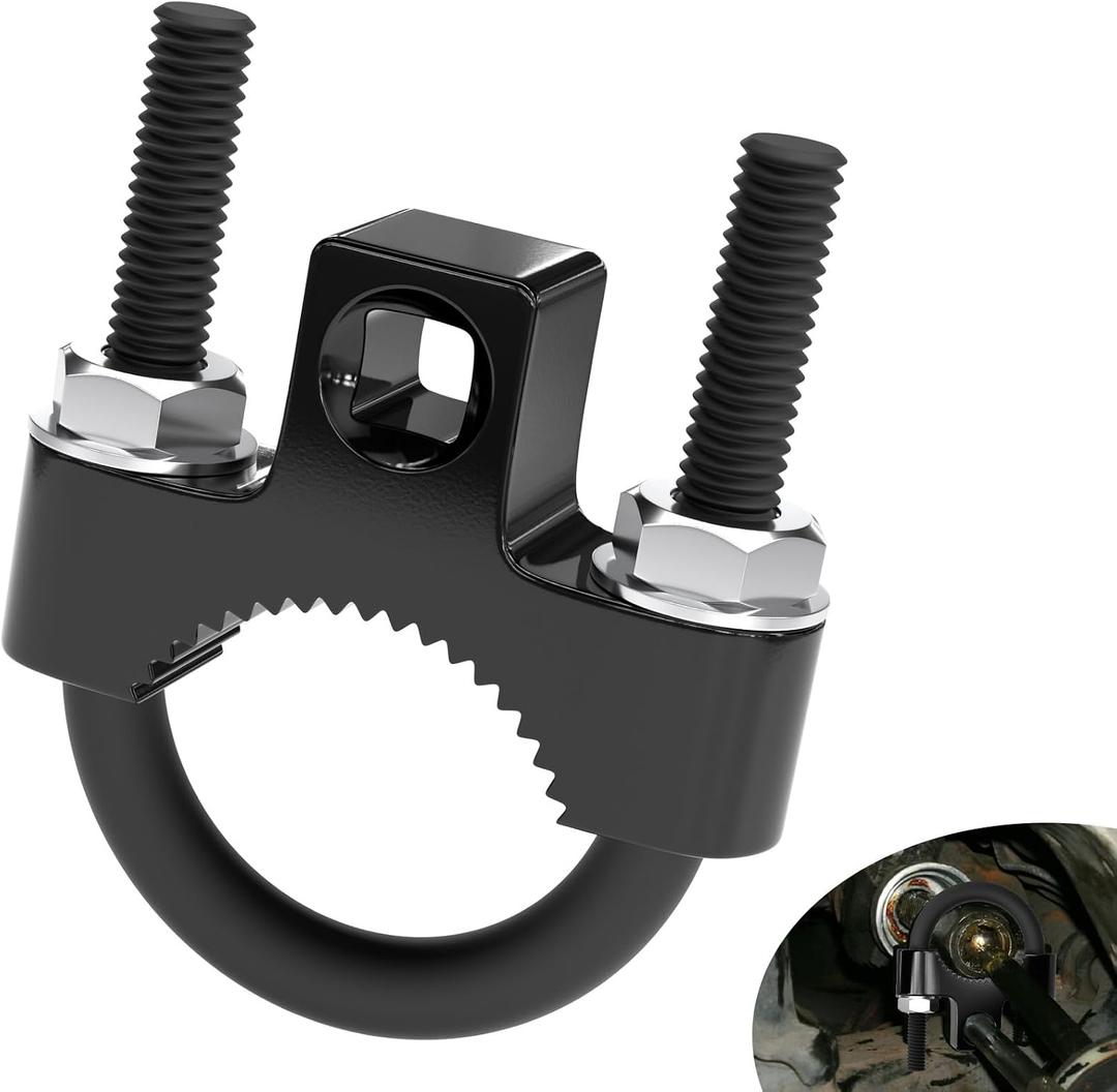 Inner Tie Rod Removal Tool, Tie Rod Puller with Non-Slip Teeth, 3/8'' Universal Low Profile Tool for Car Chassis Rocker Removal And Installation, U-Wrench Repair Mechanic Tools for Most Vehicles