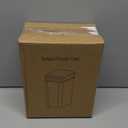Yatmung Touchless Bathroom Trash Can - 2.5 Gallon Smart Trash Can Sensor Motion - Skinny Trash Bin with Lid - Electric, Narrow, Plastic, Auto Open - Small Slim Automatic Garbage Can (Black)