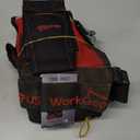 MELOTOUGH Tool Vest for Men Reflective Safety Tool Vest with Adjustable Straps,Removable Phone Holder for Electrical,Carpenters,Construction(Red)