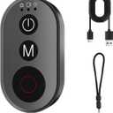 Wireless Camera Remote Control, Bluetooth Remote Controller for Action Cameras & Mobile Phones, 30M/98.4ft Wireless Camera Smart Shutter Remote for Insta360, GoPro Hero, DJI Osmo 360/Action