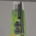 XQIYY Small Shower Curtain Rod 18 to 32 Inches Short Tension Curtain Rod Adjustable Spring Tension Rod for Closet,Doorway,Windows Grey