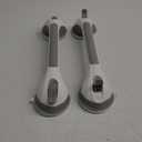 TAILI Grab Bars for Bathtubs and Showers 2 Pack Suction Grab Bar, Heavy Duty Shower Handle Removable Bath Handrails for Seniors and Elderly, Bathroom Safety Grip No Drilling Waterproof, Grey, 16.8", Gray