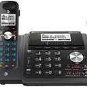 AT&T TL88102BK Expandable Cordless Phone with 2 Lines, DECT 6.0 Technology, Answering System and Dual Caller ID/Call Waiting