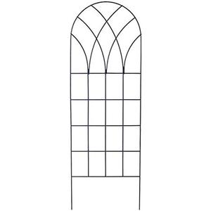 BestNest Set of 3 Gardman Gothic Trellises, Black, 72" H Each