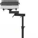 Truck Laptop Mount Fit for 2012-2025 Dodge Ram 1500 2500 3500 4500 5500, No-Drill Vehicle Computer Mount for Truck