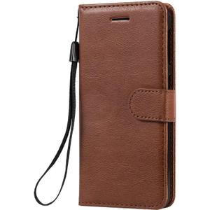 Caseurban Compatible for Samsung Galaxy A20e Wallet Case, PU Leather Flip Phone Cover with Card Holder Slots, Magnetic Closure, Built-in Kickstand, Slim Shockproof Protective Cover  Red