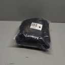 BDDC Table Skirts for Rectangle Tables 6ft - One-Piece Black Tablecloths and Skirt, Wrinkle Resistant Ruffles Elastic Cover for Banquets, Weddings, Events, Parties (72" x 30" (Rectangular))