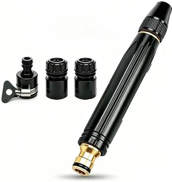 New Jet Nozzle Power Washer for Garden Hose, Garden Hose Nozzle High Pressure Powerful Cleaning Spray Evenly, High Pressure Hose Nozzle for Car Washing (A) (C)