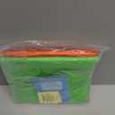 2 Pack Pool Floats Adult, PuppyuWill Minimalist Design Pool Chair Float, 52" X 38" Mood-Boosting Colors, Drifter, Chair, Hammock 3-in-1 Inflatable Pool Toys for Pool Party, Lake, River, Sea, Outdoor (Orange & Green)