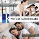 KOHEEL Nasal Dilator, Reduce Snoring and Improve Airflow, Anti Snoring Device with Various Sizes, Comfortable Nose Vents, Breathing Aids for Better Sleep and Exercise (6 Count)