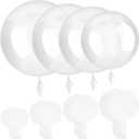 Sumind 40 Pcs Bobo Balloons Clear Balloons for Stuffing Bubble Transparente Burbuja for Valentines Christmas Wedding Birthday Party Decoration(10 Inch, 18 Inch, 20 Inch, 24 Inch)