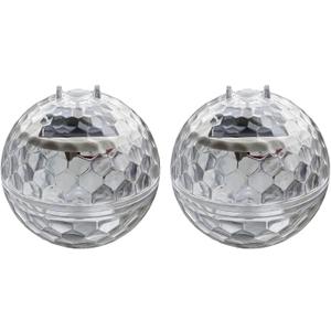 2-Pack Solar Floating Pond Lights, Led Waterproof Magic Balls for Outdoor Yard & Pool Dcor, Multi-Color Changing Spheres