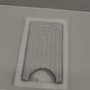 Aramox Diatomite Faucet Mat, Fast Drying Absorbent Pad with Sanding Tool, Dark Gray, 23.6x3.9 Inch, for Kitchen Bathroom RV Countertop