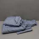 King Size 4 Piece Sheet Set - Comfy Breathable & Cooling Bed Sheets Set - Hotel Luxury Bedding for Women, Men, Kids, Teens, Boys & Girls - Deep Pockets, Soft & Wrinkle Free - Blue (Heathered Sheets)
