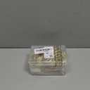 Hotop 60 Pieces 1.26 Inch Metal Drapery Curtain Rings Curtain Hanging Rings and 60 Pieces Metal Drapery Pin Hooks for Drapes Window Door Shower (Gold)