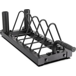 Synergee Horizontal Plate Rack – 350 lb Capacity with Bar Holders