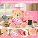 2026 Graduation Gift for Her, College & High School Graduation Gifts Basket with Plush Bear Scented Candles Tumbler Class of 2026 Graduate Gifts Box for Women Girl Daughter Senior Graduates