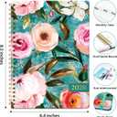 2 x 2026 Planner, Weekly and Monthly Calendar Planner Book, January 2026 - December 2026, Hardcover Spiral Planner with Monthly Tabs, Notes Pages, Perfect for Women & Men, A5 (6.4" x 8.5") - Oil