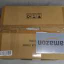 BZZMMB 24.5" Black Lamps Set of 2, Modern Table Lamps for Living Room with USB C+A Ports, Creative Stripe Touch Lamps for Nightstand, 2 Bulbs Included