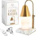 Candle Warmer Lamp with Adjustable Height & Dimmable Function, Scented Wax Melter, Birthday, Mothers Day, Housewarming Gifts, Spring & Easter Decorations for Home, Bedroom, Living Room, Office, Gold