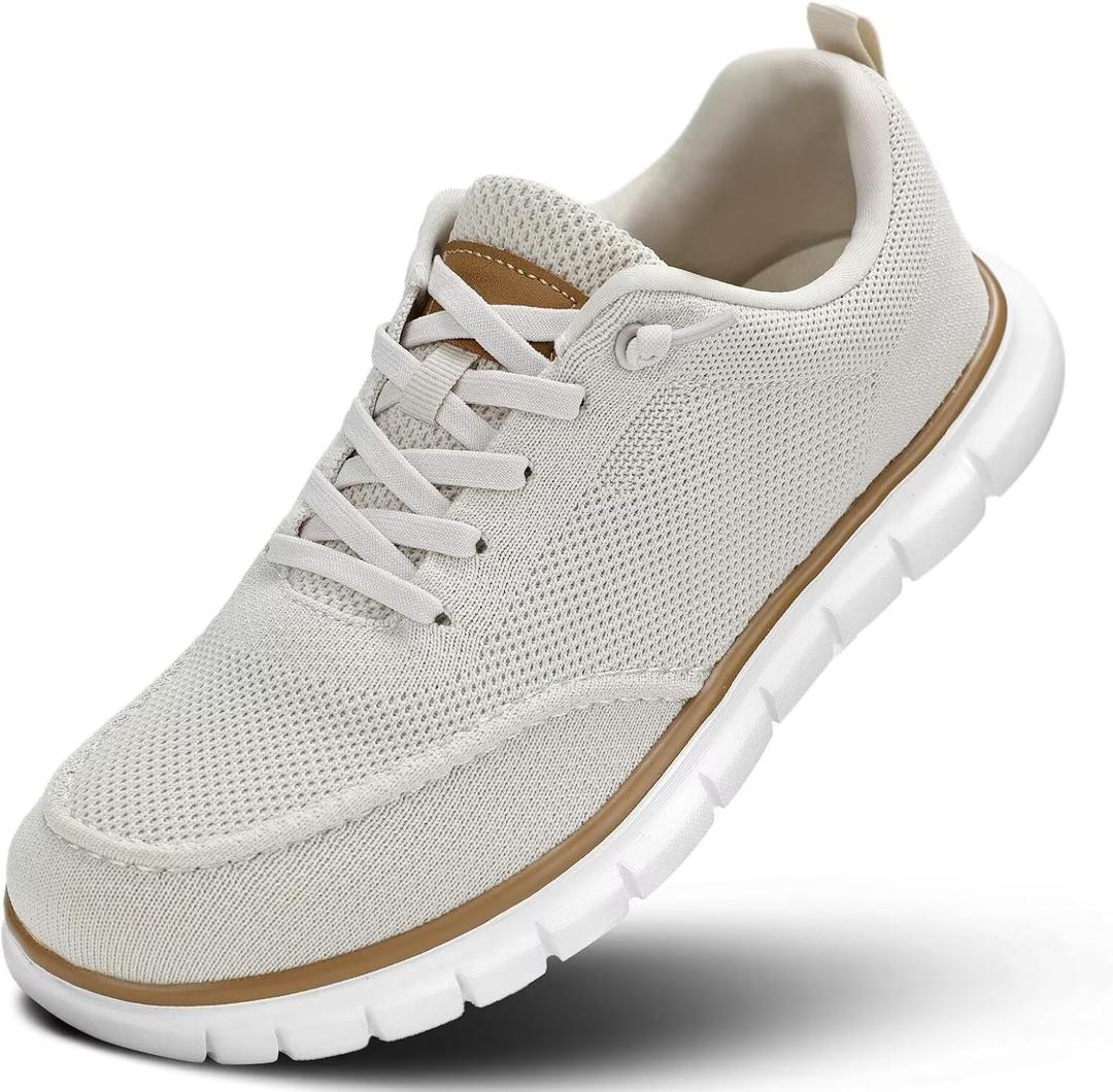 Men's Casual Slip-on Shoes Loafers for Men Non Slip Boat Shoes Dress Sneakers Mesh Business Oxfords Work Lightweight Comfortable Soft Sole Walking, Size 11