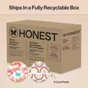 The Honest Company Comfort Dry Disposable Daytime Diapers, Hypoallergenic, Fragrance-Free, Sensitive Skin, Wingin' It + Catching Rainbows, Super Club Box Size 5 (27+ lbs), 84 Count