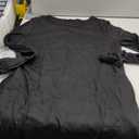 Moskill Long Sleeve Tshirt Dresses for Women with Pockets Casual Loose Swing Dress Large Black L