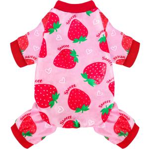 Dog Pajamas Soft Lightweight Dog Onesies Outfit Clothes for Small Medium Large Puppy Pjs for Pet Boys Girls Dogs Cats (XL (Back: 13",Chest: 18.9", 12-18lbs))