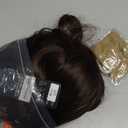 PARK YUN Black Hair Long Wavy Wig With Bangs 30 Inches Sthetic Thick Wig Heat Resistant Ladies Body Wave Wigs For Black Women Natural Looking Daily Party Use