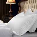 Cooling Side Sleeper Pillow Cases - Curved Rayon Derived from Bamboo Pillowcase Cover- Breathable Cool Silky Soft Pillowcase for Hot Sleepers Hair and Skin, Queen Size 1 Piece, 20 * 30 Inches White