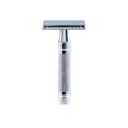 Edwin Jagger DES89KN Short Handled Classic Double Edge Manual Eco-Friendly and Reusable Safety Razor for Men and Women for Shaving Cream or Soap Fits All DE Razor Blades (Knurled)