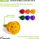 Champion Sports Scoop Ball Game: Classic for All Ages Outdoor Party Gear for Lawn, Camping & Beach (6")