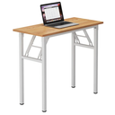 Need Small Desk 31 1/2" No Assembly Foldable Writing Table,Sturdy and Heavy Duty Folding Computer Desks for Small Space/Home Office/Dormitory AC5BW(80 * 40)