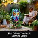 Sillbird Flower Owl Building Sets for Adults Creative Gifts for Mom Wife Women Her Girlfriend Couple, Home Decor or Table Centerpieces - Buildable Floral Animals Botanical Collection