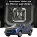 Center Console Wireless Charging Protective Mat and Center Console Cover Black fits for 2025 Forester Accessories Inserts Liner Anti-Slip Anti-Dust Waterproof Mats
