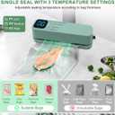 Mini Vacuum Sealer for Food, 3 in 1 Portable Vacuum Food Sealer Machine with 15 Vacuum Bags, Wet and Dry Use, Digital Countdown Timer, Ideal for Home Kitchen and Travel Use